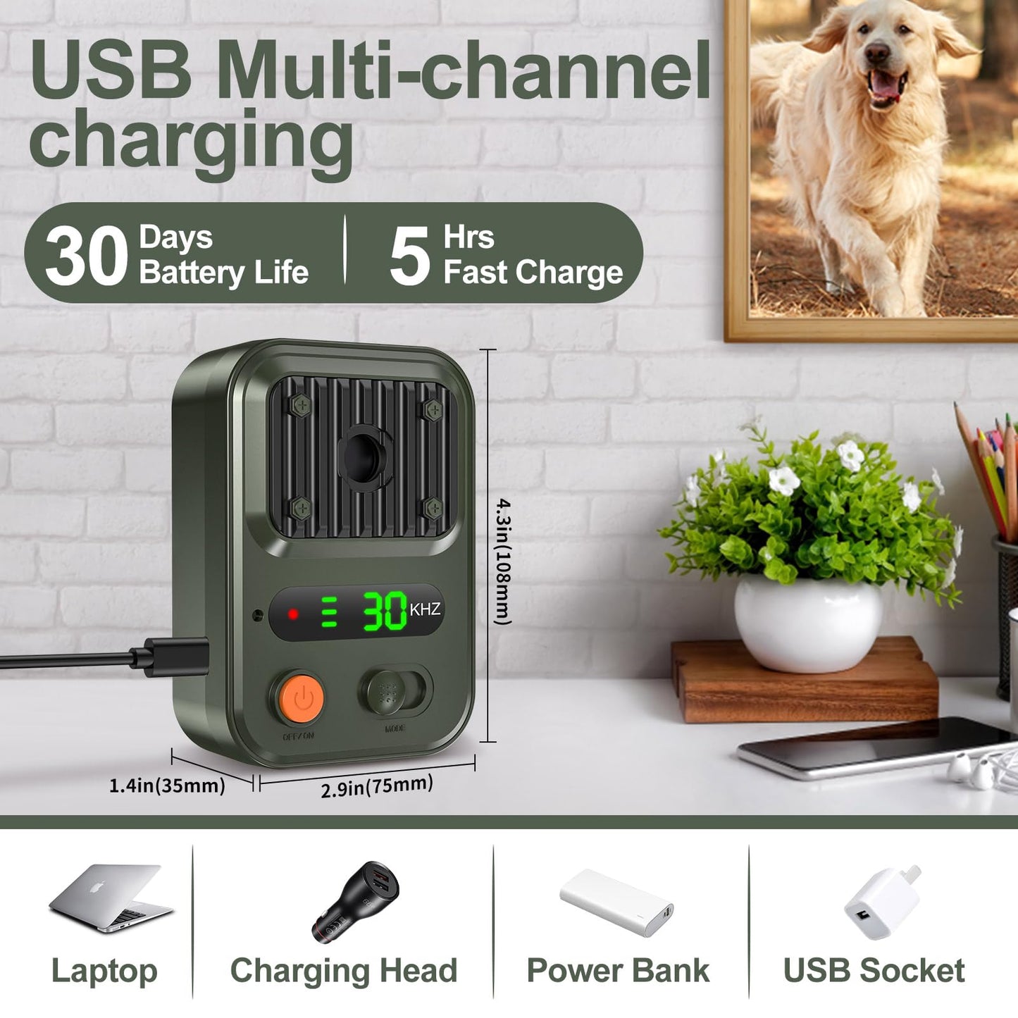 Ultrasonicni uredjaj protiv lajanja pasa