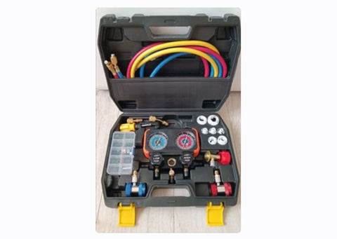 Alat za klime sa manometrom i crevima set alata