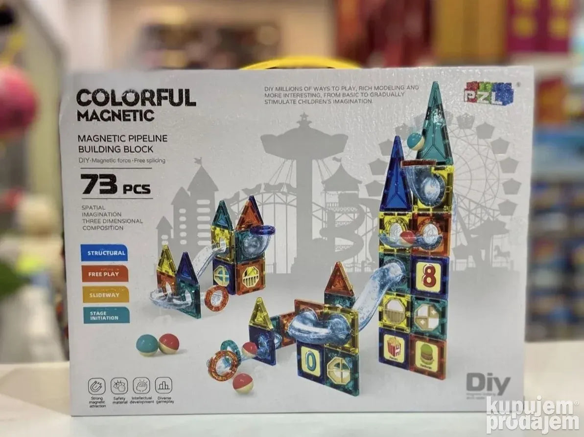 Magnetne kocke 73 komada
