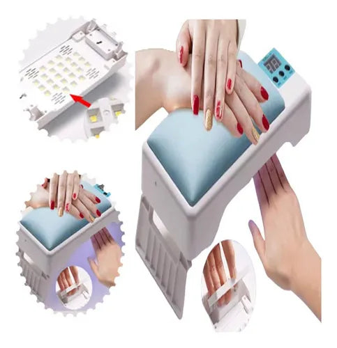 2U1 Sklopiva uv lampa i jastuk za manikir