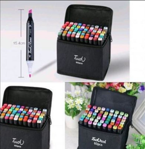 Bojice flomasteri dvostrani marker 60kom 80kom 120kom