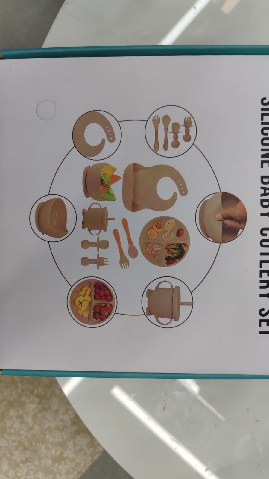 Silikonski set za hranjenje bebe