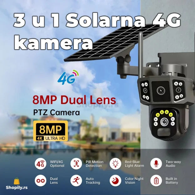 Solarna kamera 4g sim