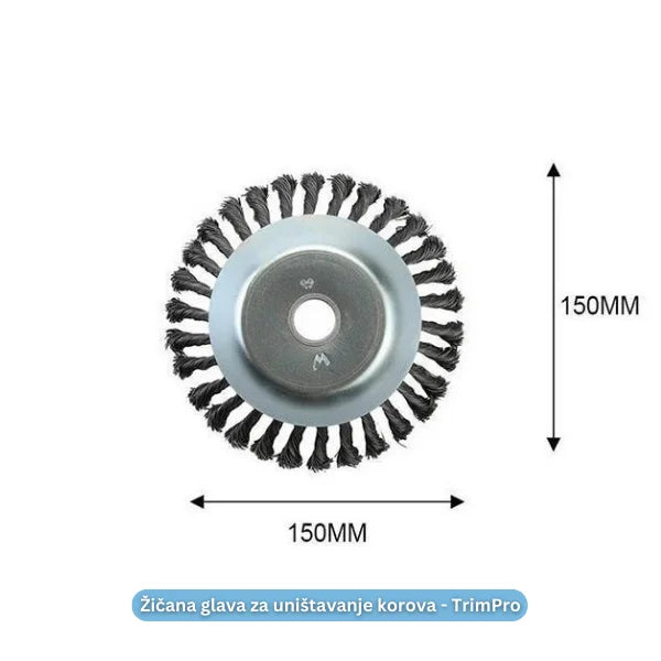 Čelični nastavak za trimer - 6"i 8"