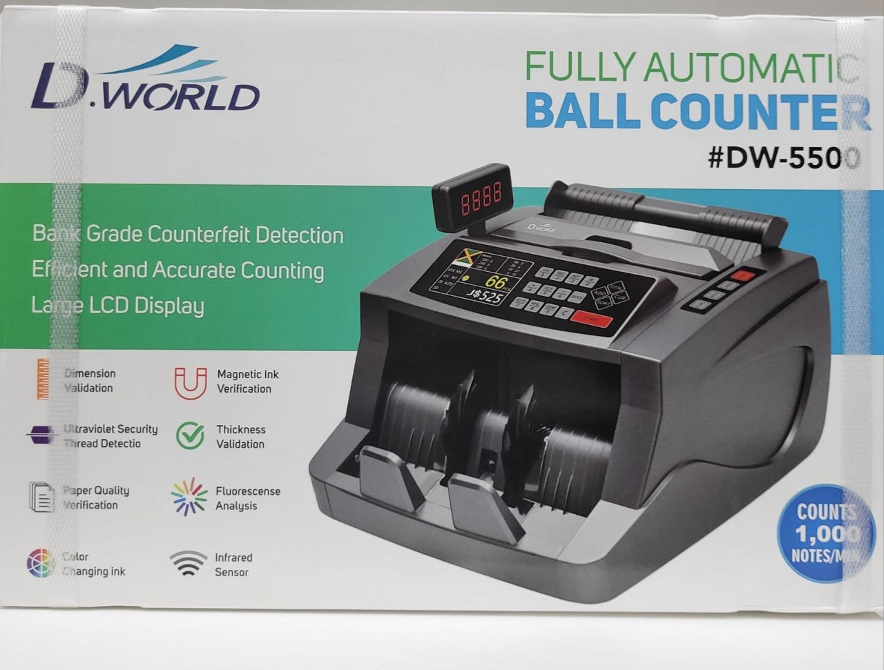 Digitalni Brojač Novca - Višestruki Valutni