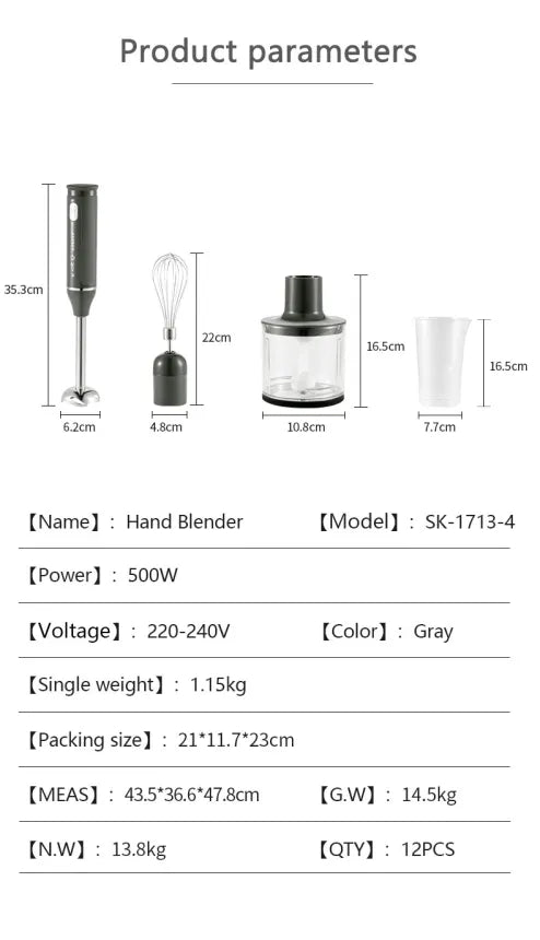 Blender 4 u 1 500W