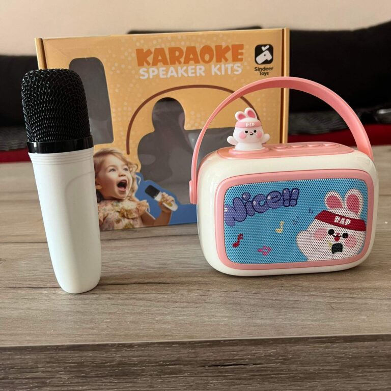 Dečiji karaoke bluethoot zvučnik i mikrofon