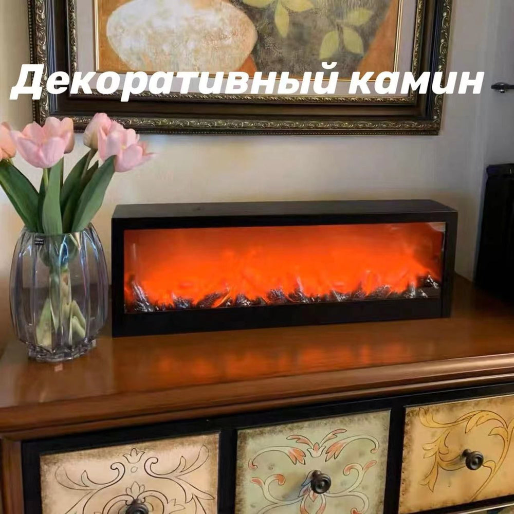 Led kamin sa efektom plamena 60x10x20