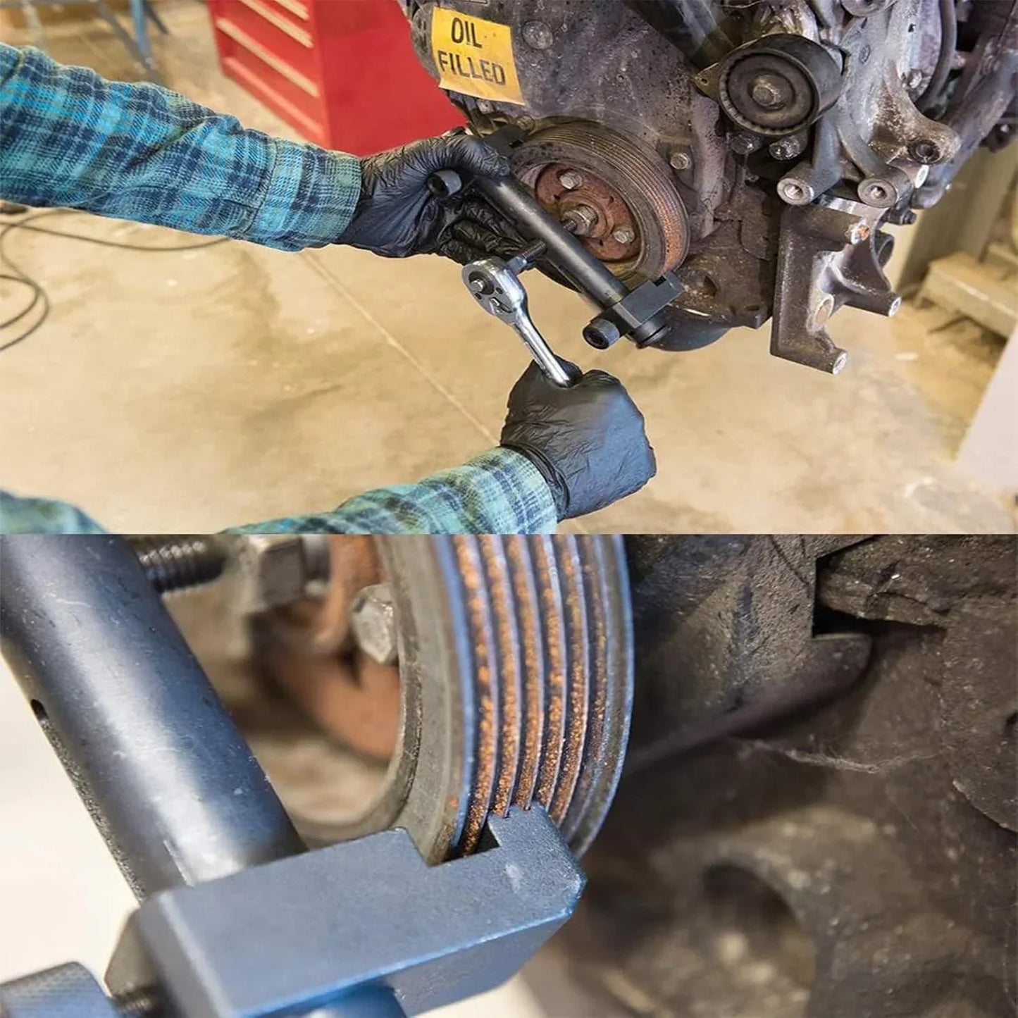 Alat za skidanje remenica