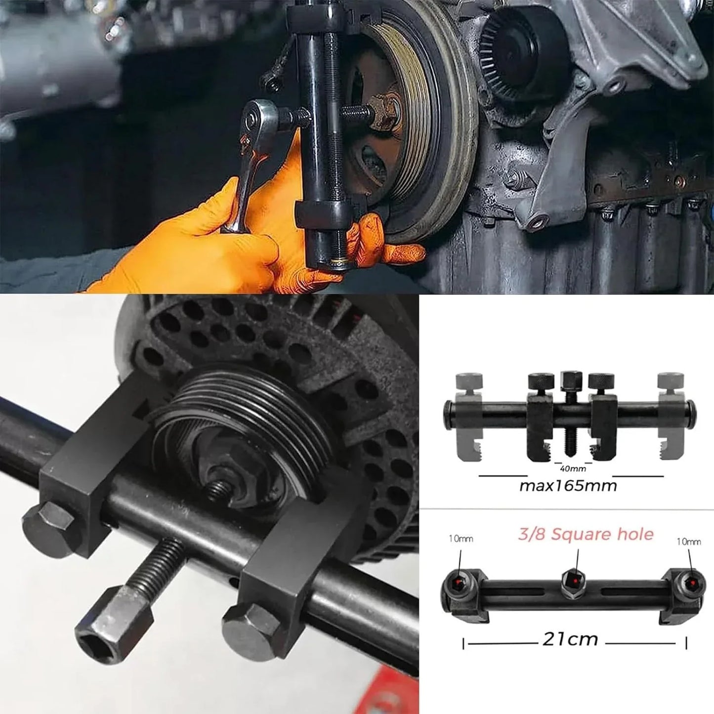 Alat za skidanje remenica