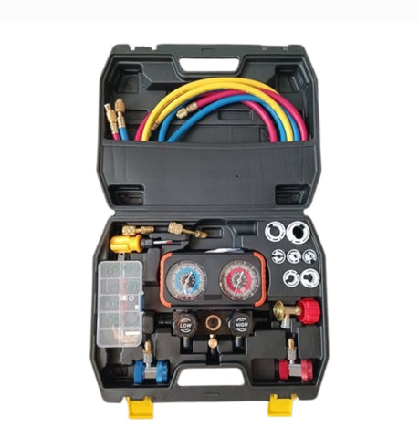 Alat za klime sa manometrom i crevima set alata