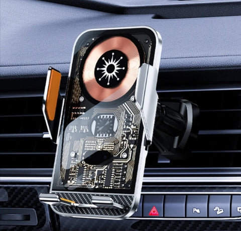 2u1 Pametni drzac za mobilni telefon C10 -Bezicni punjac sa IR senzorom