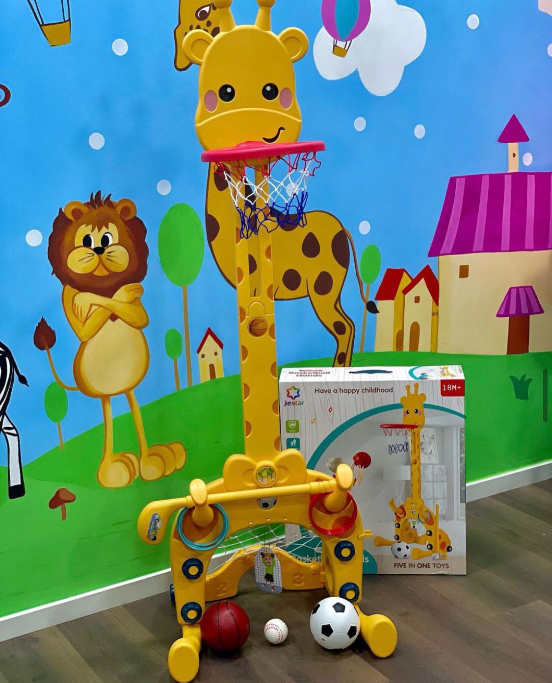 Set kosarka fudbal golf bacanje obruca visinometar