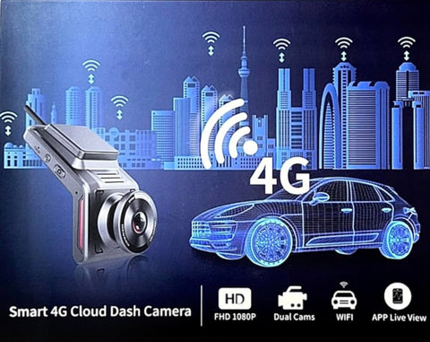 Auto kamera 4G i wifi, dupla kamera sa uzivo prenosom