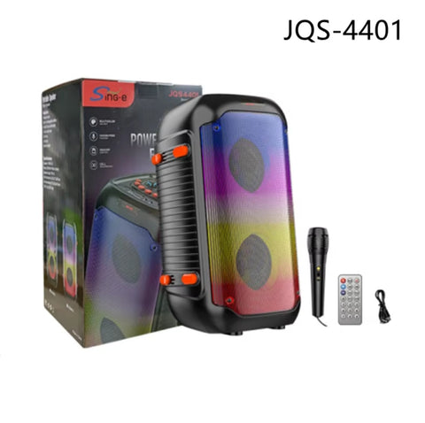 Bluetooth zvucnik dvostruki JQS-4401 -zvucnik 4 inca RGB