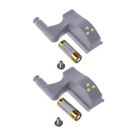 Automatsko led svetlo ormara šarka - plakara + baterija 12V set 10kom