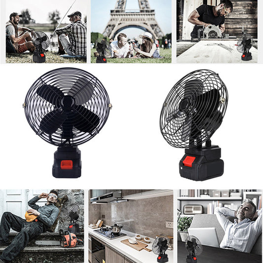 Aku ventilator mini na baterije 128v