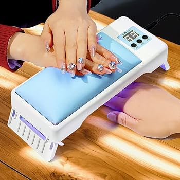 2U1 Sklopiva uv lampa i jastuk za manikir