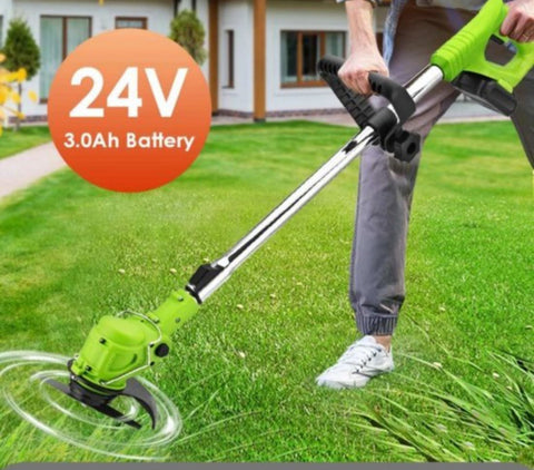 Aku trimer za kosenje trave 24w sa 2 bat